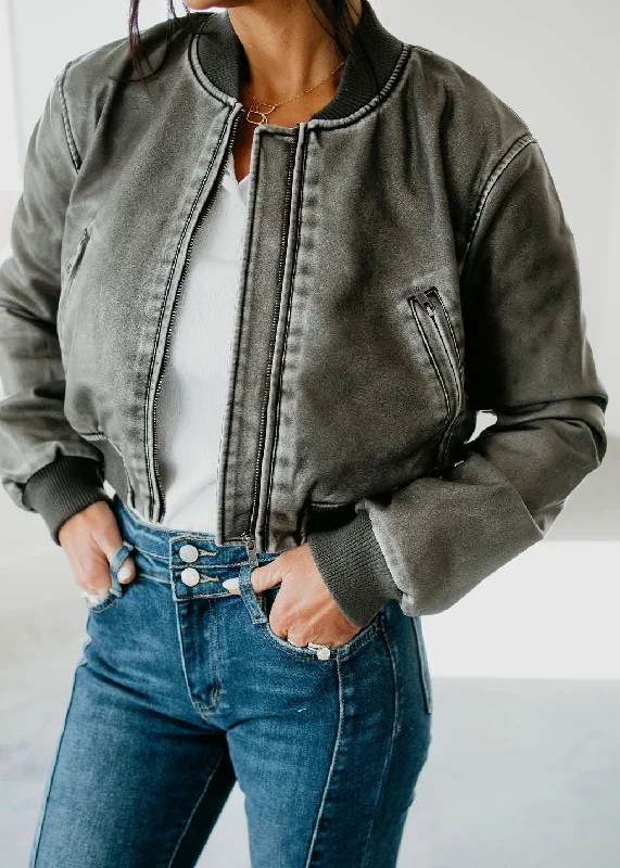 Niko Washed Bomber Jacket