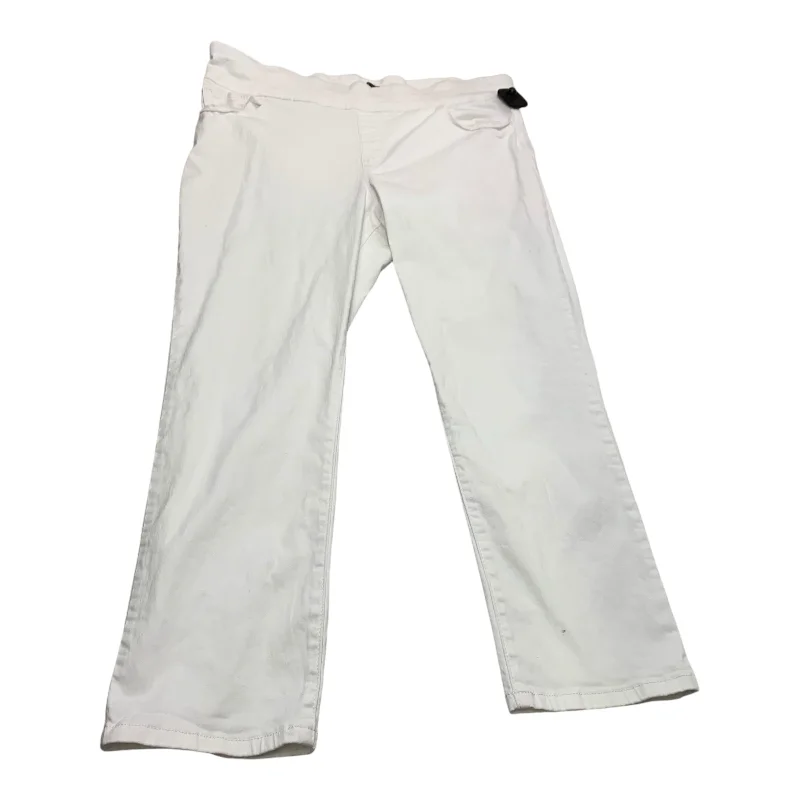 Pants Leggings By Gloria Vanderbilt In White, Size: 1x