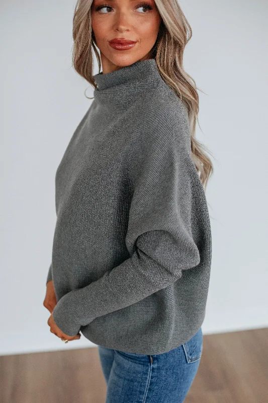 Gretchen Dolman Sweater - Grey