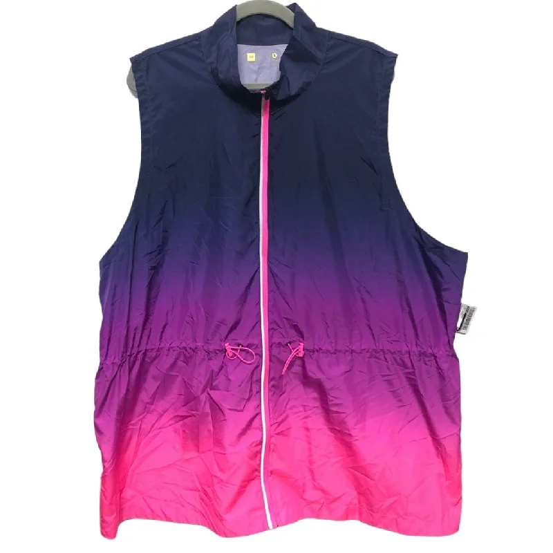 Pink & Purple Athletic Jacket Xersion, Size 3x