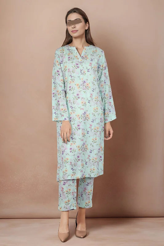 Printed Karandi Stitched 2 Piece (Shirt/Trouser)