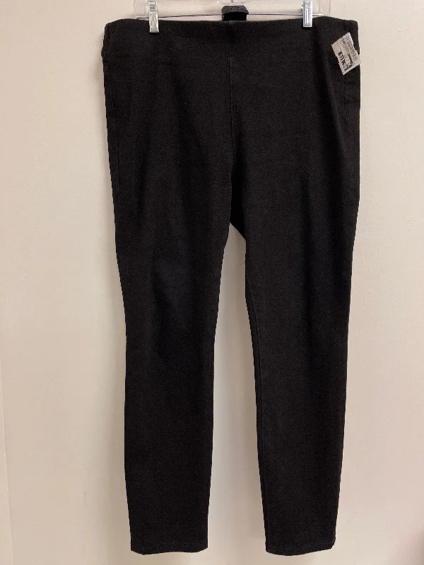 Pants Leggings By Soft Surroundings In Black, Size: L