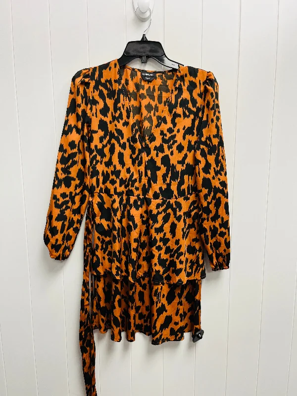 Dress Casual Short By Bebe In Animal Print, Size: S