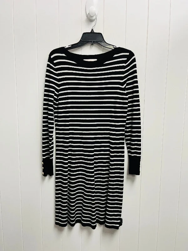 Dress Casual Short By Loft In Black & White, Size: M