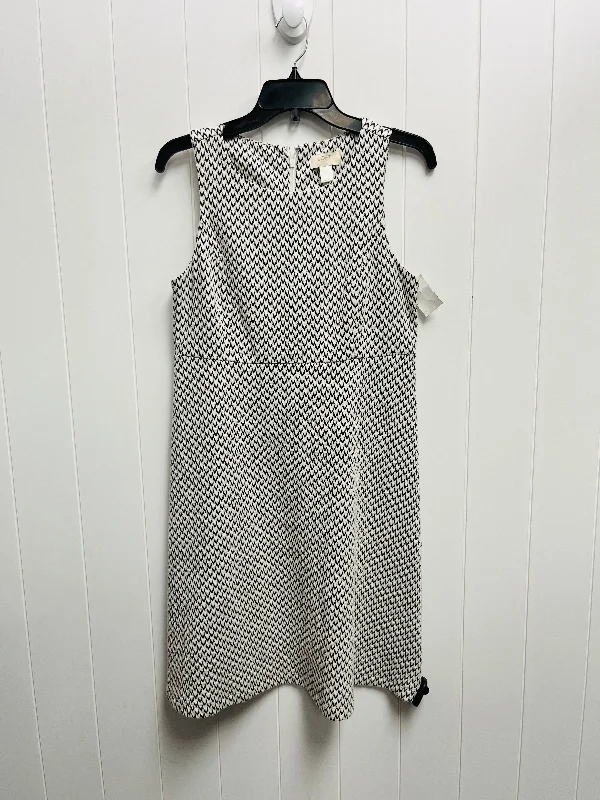 Dress Work By Loft In Black & White, Size: 10petite