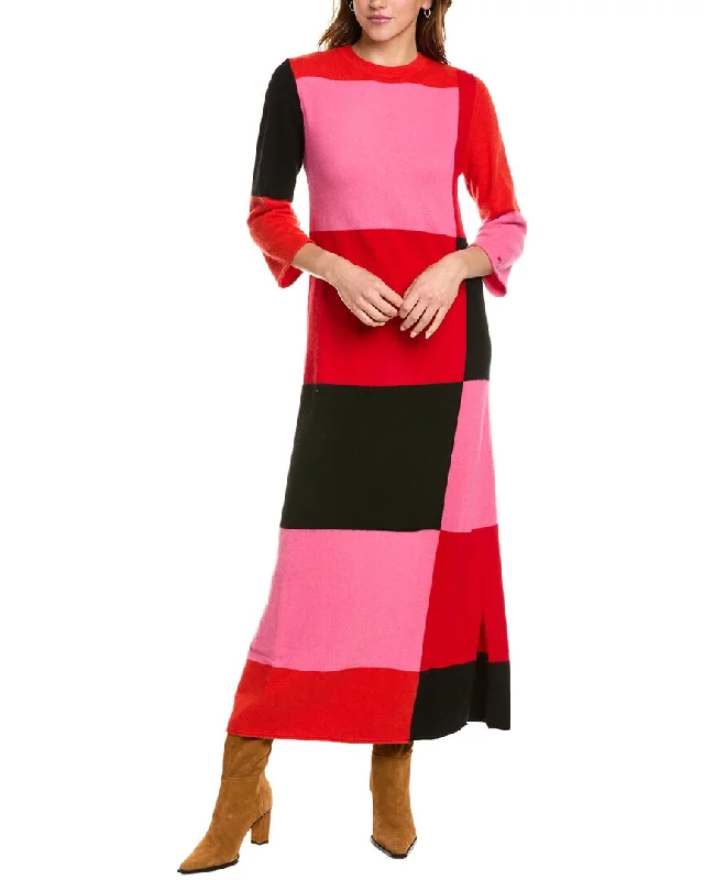 Frances Valentine Cozy Angora & Wool-Blend Maxi Sweaterdress