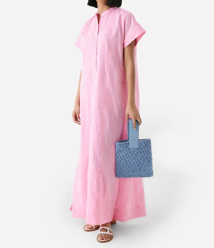 Leiden Maxi Dress In Pink