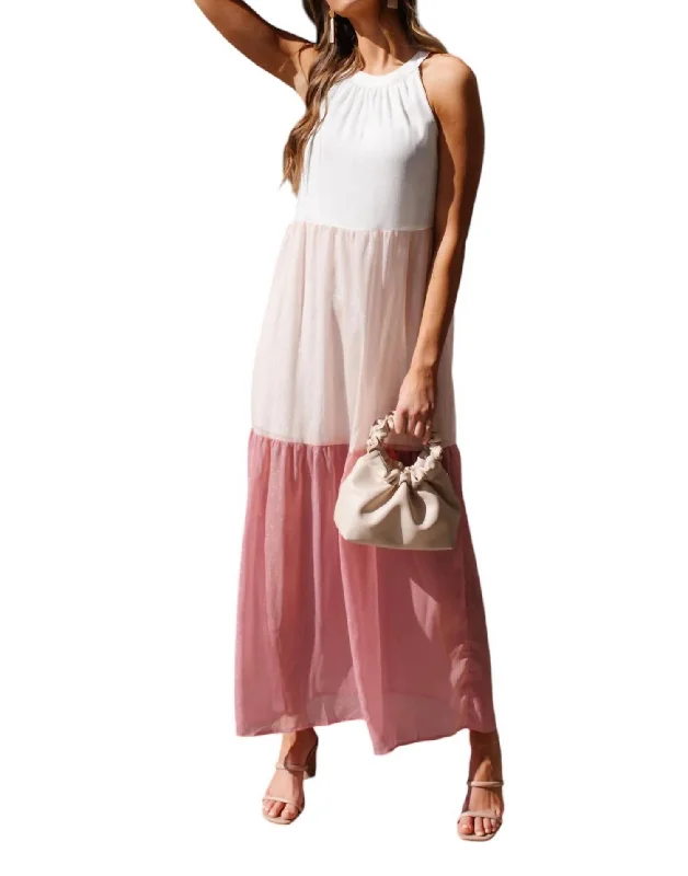 Rose Maxi Dress In White