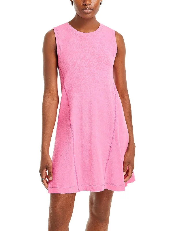 Womens Sleeveless Short Mini Dress