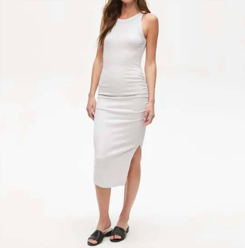 Wren Rushed Maxi In White