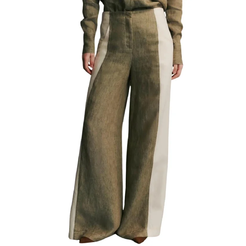 Demie W Combo Pant In Mil