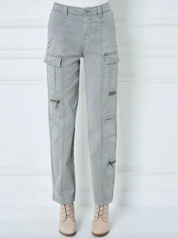 Wrenley Stretch Twill Lyocell Cargo Pant In Fossil