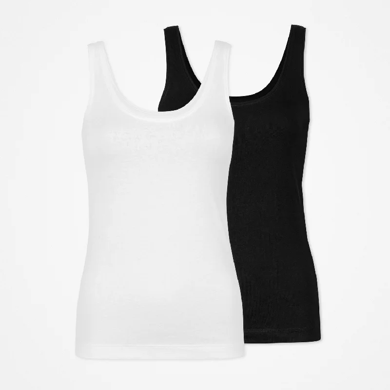 Damen Tank Tops | Schwarz-Weiß