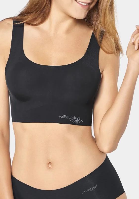 Sloggi Zero Feel Longline Bralette, Black