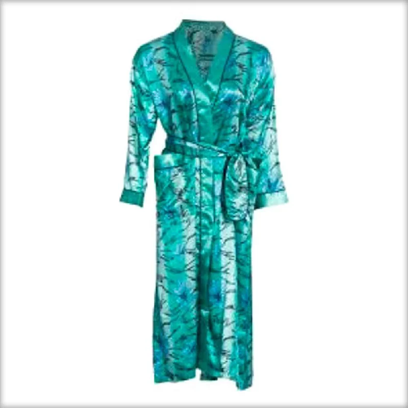 Green Printed Night Gown