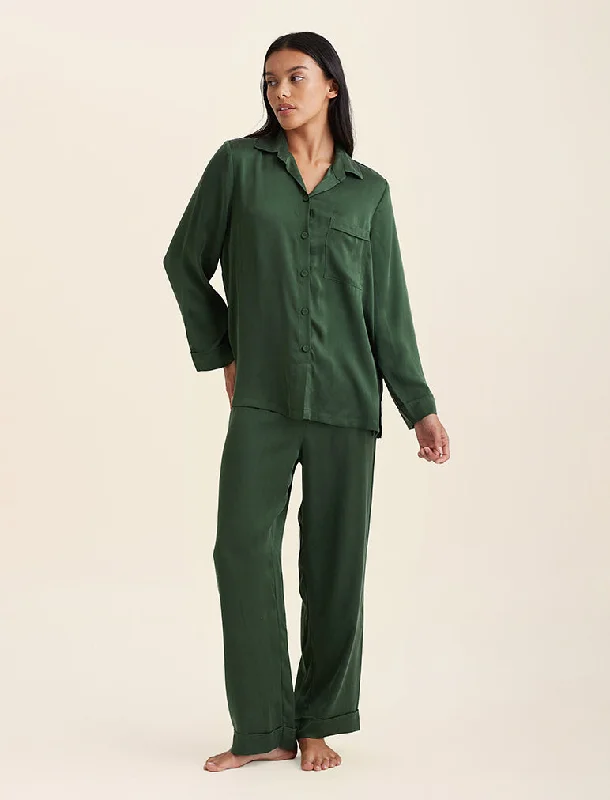 Audrey Washable Silk Full Length PJ